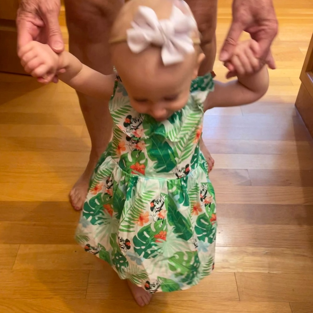 Tropical Minnie Mouse 6-9month Baby Dress